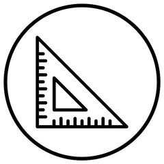 Set square Vector Icon Design Illustration