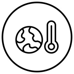 Climate change Vector Icon Design Illustration