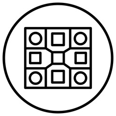 Board game Vector Icon Design Illustration