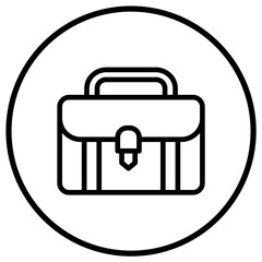 Briefcase Vector Icon Design Illustration