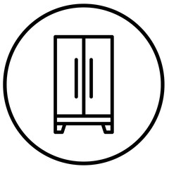 Fridge Vector Icon Design Illustration