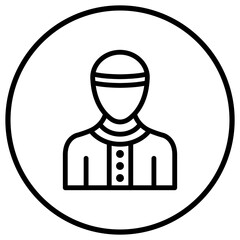 Muslim Vector Icon Design Illustration