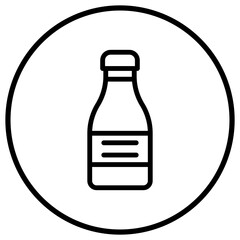 Ketchup Vector Icon Design Illustration