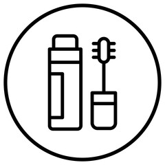 Fototapeta premium Mascara Vector Icon Design Illustration