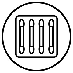 Cotton buds Vector Icon Design Illustration