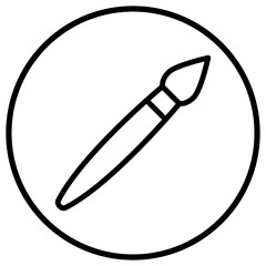 Brush Vector Icon Design Illustration