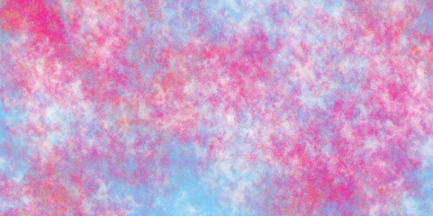 pink and blue watercolor splash stroke background. by drawing aquarelle colorful stains on paper Empty purple fabric background of soft and smooth textile material. r shading brush background Texture - obrazy, fototapety, plakaty