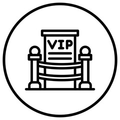 Vip Vector Icon Design Illustration