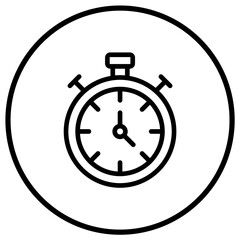 Stop watch Vector Icon Design Illustration