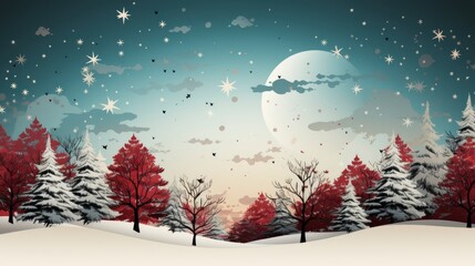 Christmas Background Concept Outline Style, Merry Christmas Background ,Hd Background