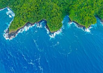 Aoloau, Western District, American Samoa Aerial Photography of Island