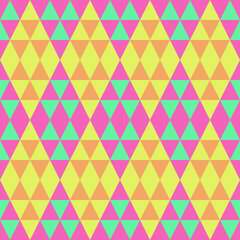 Seamless pattern with triangles. Colorful background. Vector illustration.