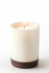 candle on white