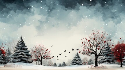 Hand Drawn Christmas Background, Merry Christmas Background ,Hd Background