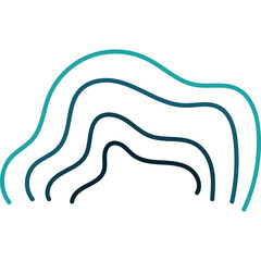 Retro Abstact Monoline 