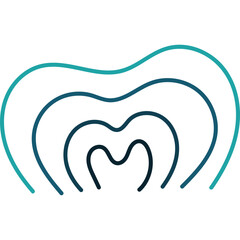 Retro Abstact Monoline 