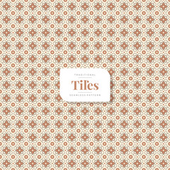 vintage batik tiles seamless pattern 4