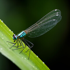Close up of a dragonfly.