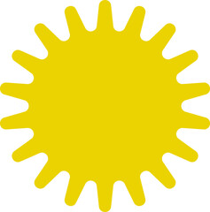 Obraz premium Sun icon. Yellow sun star icons or logo collection. Summer, sunlight, sunset, sunburst. Vector illustration.