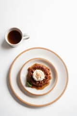 cup of coffee and breakfast