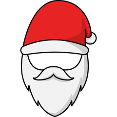 Santa Claus Hat and Beard