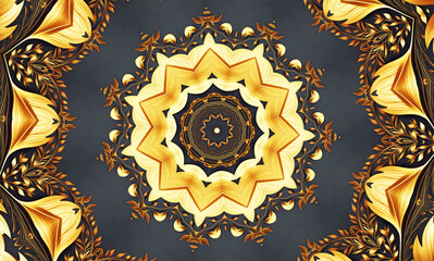 Abstract kaleidoscope background. Beautiful multicolor kaleidoscope texture. Unique mandala design