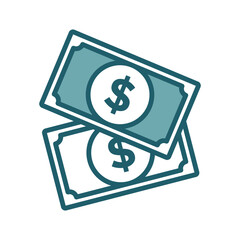 money icon vector design template simple and clean