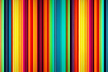ethnic mexican fabric pattern with colorful stripes. Serape design. Generative AI - obrazy, fototapety, plakaty