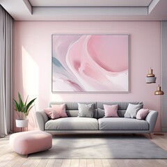 Living room decoration art, created by AI