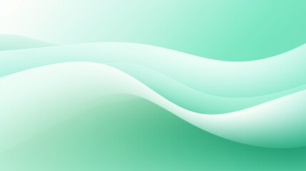 abstract light green wave background