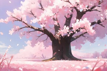 春と桜とピンクの世界