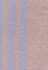 Brown fabric with blue stripes