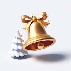 christmas bells with ribbon, jpeg.