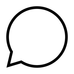 Chat, speech, bubble, dialogue vector icon for graphic design, logo, web site, social media, mobile app, ui illustration