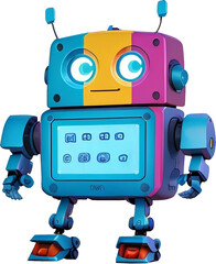 A colorful robotic with the user-friendly interface.