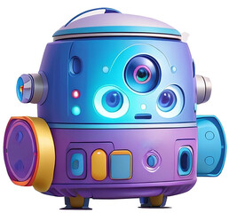 A colorful robotic with the user-friendly interface.