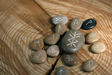 runic talisman runescript surrounded by runes