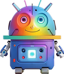 A colorful robotic with the user-friendly interface.