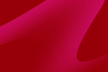 深いピンクのシンプルな曲線のグラデーション