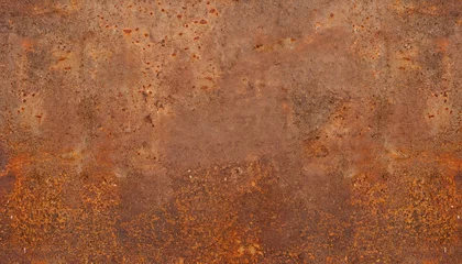 Foto op Aluminium Grunge rusty orange-brown metal corten steel stone background © ROKA Creative