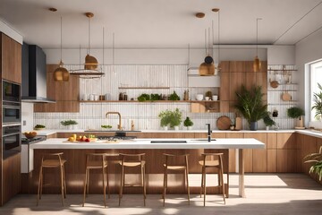 modern kitchen interior