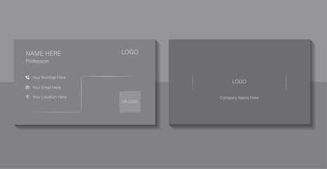 professional corporate business card vector template unique design business card