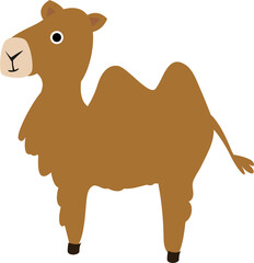 camel illustration of  cute cartoon water pig