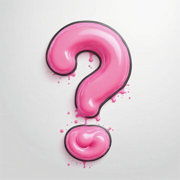 3d question mark icon sign or ask FAQ and QA answer solution information. 3d icon