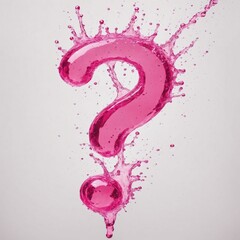 3d question mark icon sign or ask FAQ and QA answer solution information. 3d icon