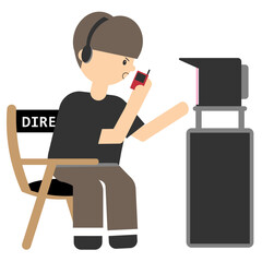 Film Production Crew Characters