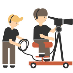 Film Production Crew Characters
