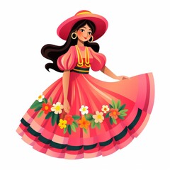 Fototapeta premium Bolivia Pollera icon 