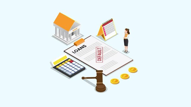 Default bank loans