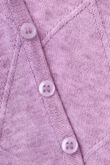 Cardigan buttons closeup